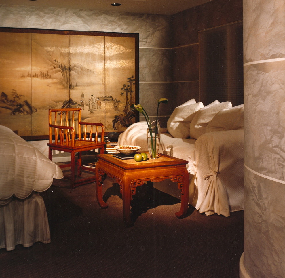 Exempel på ett asiatiskt sovrum