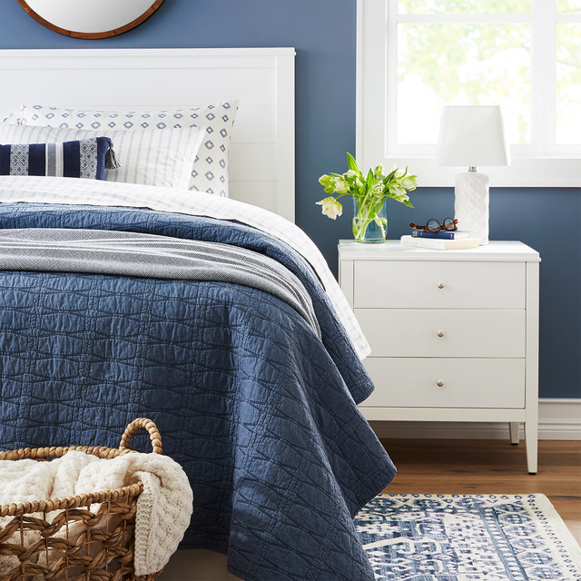 Calming Blue Bedroom Collection Moderne Chambre Minneapolis par