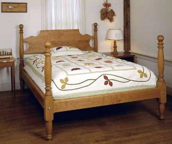 Cannonball Bed ~ Cherry - Bedroom - Burlington - by Bob Gasperetti ...