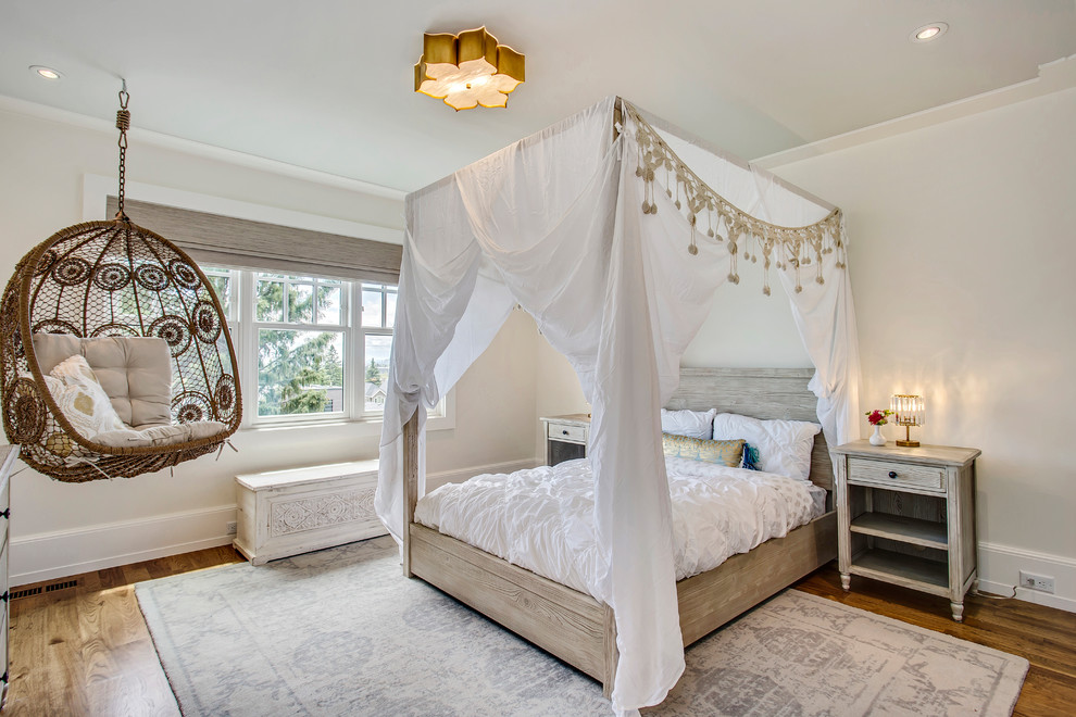 Canopy Bed Master Bedroom Transitional Bedroom Calgary by Rockwood Custom Homes Houzz
