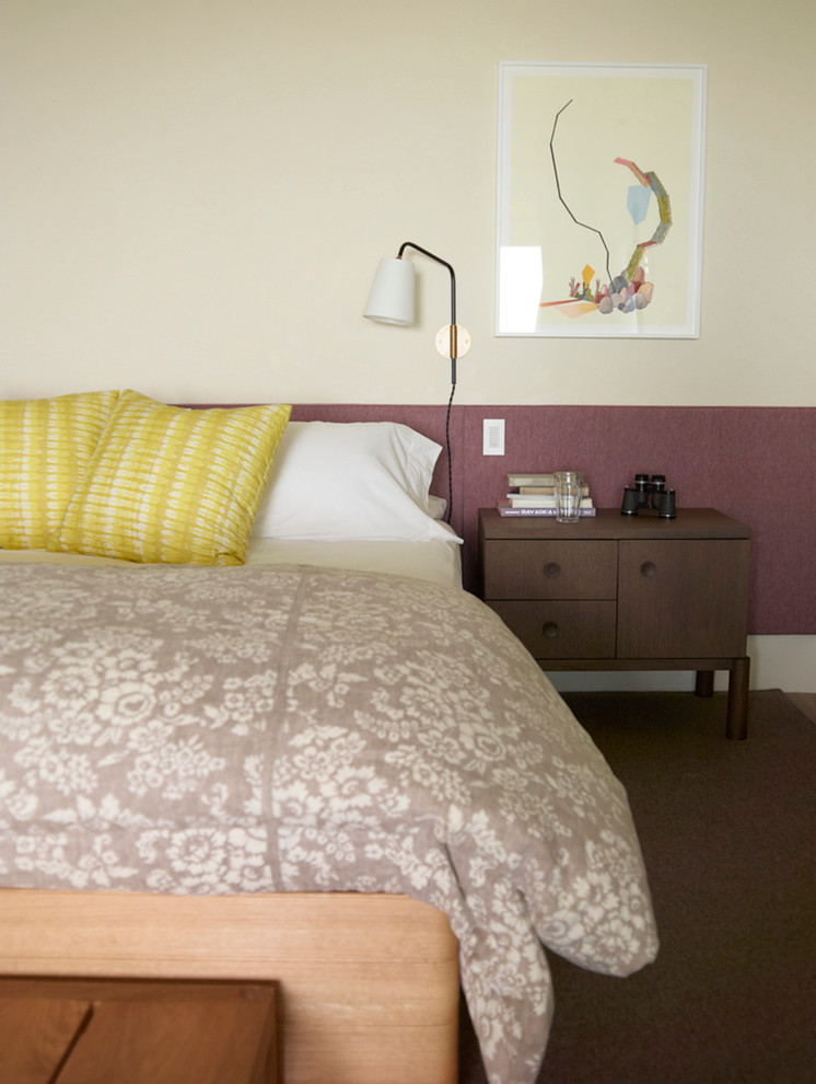 Bedroom - contemporary bedroom idea in Santa Barbara
