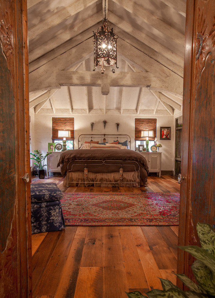 Mountain style bedroom photo in Dallas