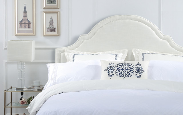 Antique white headboard deals king