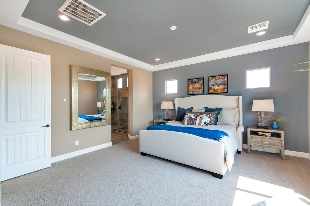 Caviada at Lone Mountain Transitional Bedroom Phoenix by HOMES