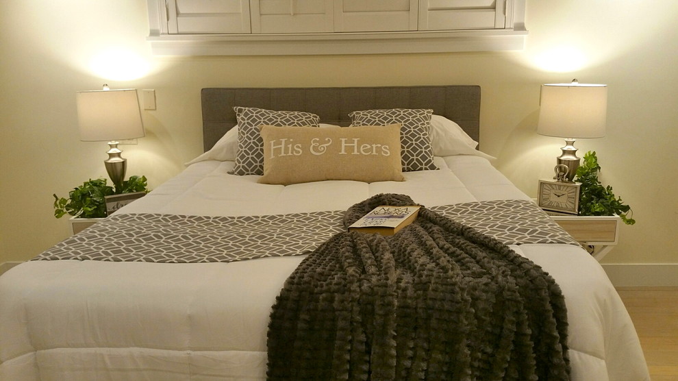Foto di una camera da letto stile marinaro