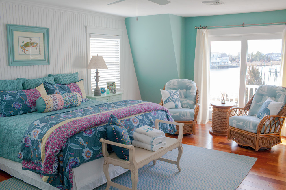 Foto di una camera da letto stile marino