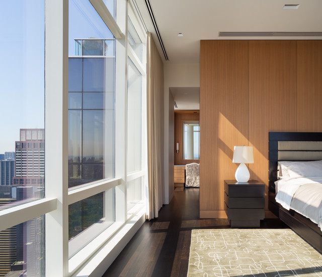 Central Park South Modern Bedroom New York By Kimoy Studios Architecture Dpc Houzz Au