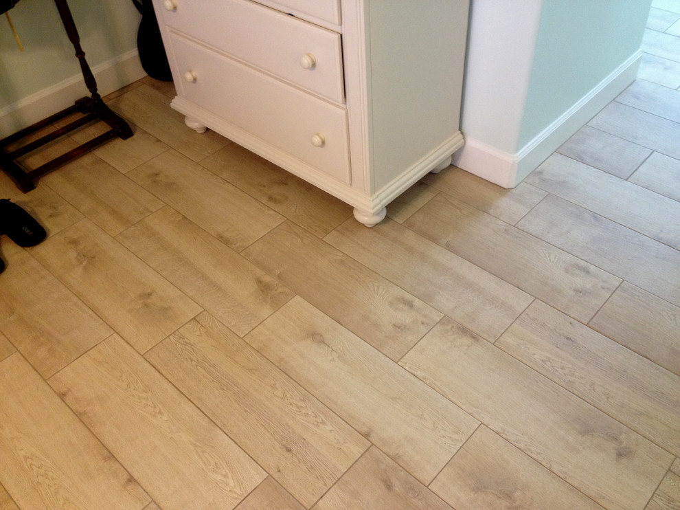 Ceramic Wood Look Tile; Great for Bedroom Floors Beach Style