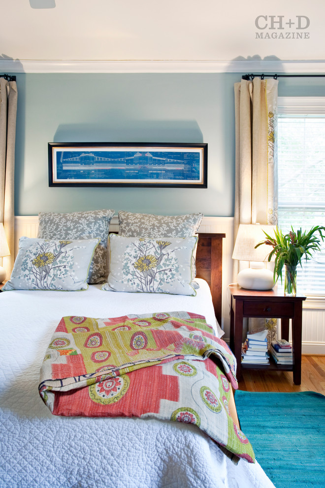 Inspiration for a tropical bedroom remodel in Charleston