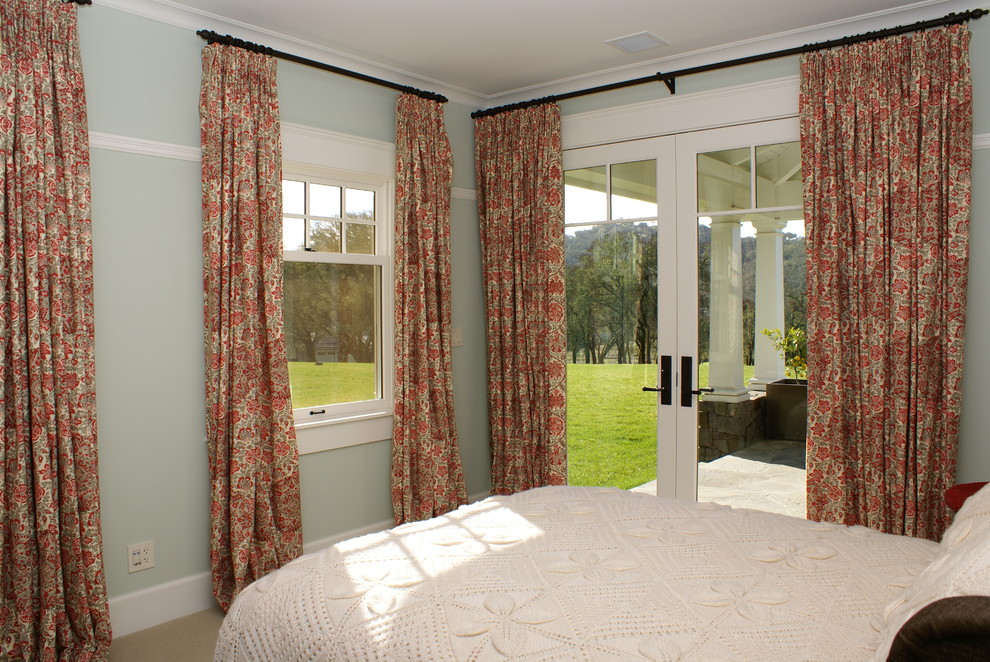 Chalk Hill Residence Farmhouse Bedroom San Francisco by Hudson