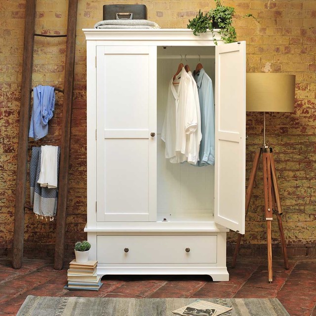 Chantilly White Double Wardrobe - Farmhouse - Bedroom - Other - by The  Cotswold Company | Houzz