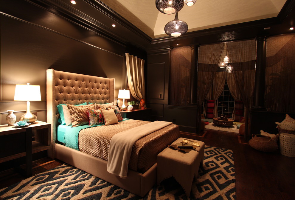 Photo of a traditional bedroom in Charlotte.