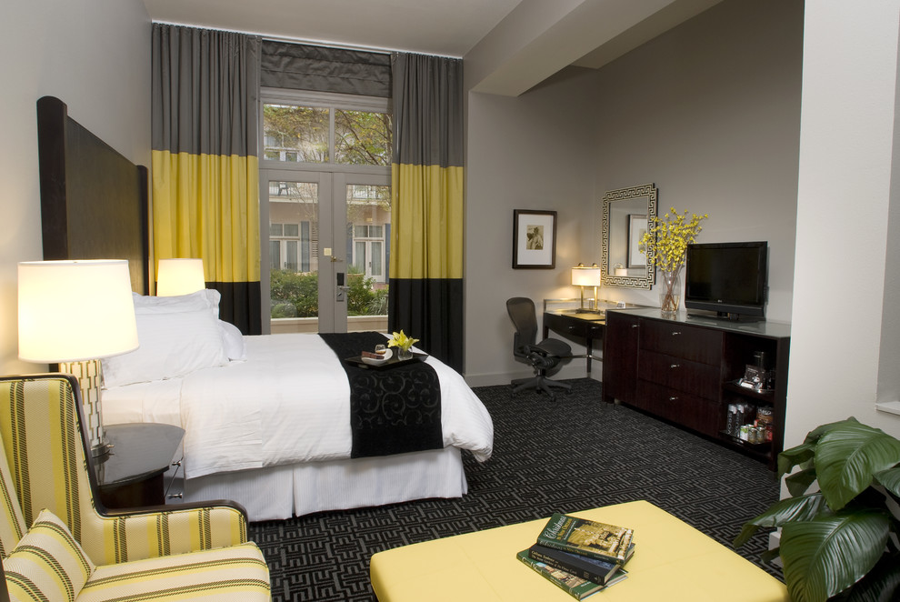 Example of a trendy bedroom design in New Orleans