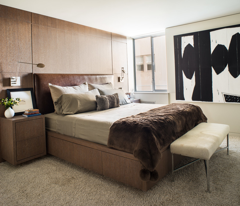 Contemporary bedroom in San Francisco.