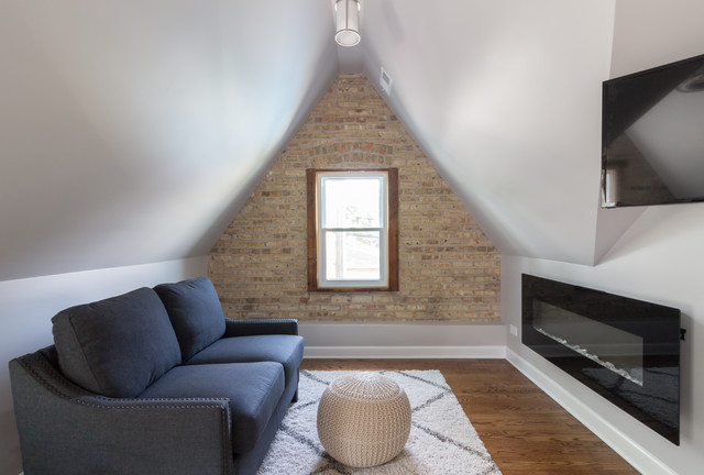 Chicago Dormer Addition & Attic Conversion - Transitional - Bedroom -  Chicago - by Leader Builders | Houzz IE