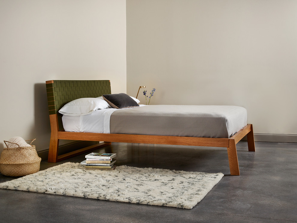 Chilton Modern Shaker Platform Bed Scandinavian Bedroom Portland Maine by Chilton