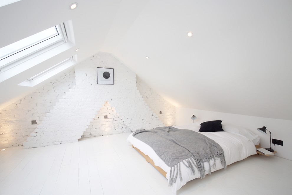 Design ideas for a scandi bedroom in London.