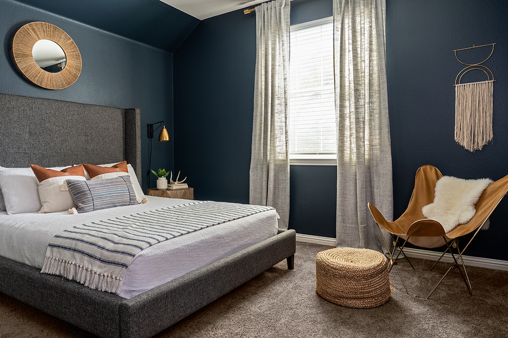 Circle C Cozy Modern Guest Bedroom Contemporary Bedroom Austin By Christen Ales Interior Design Houzz