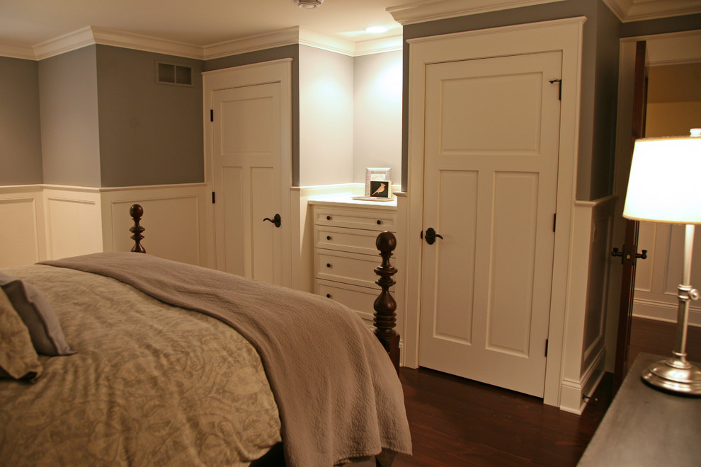 classic lakefront Traditional Bedroom Milwaukee by Interior