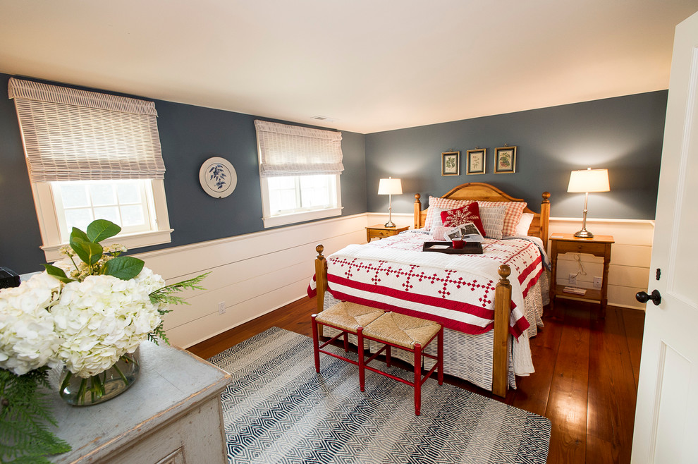 Classic New England Country Home Traditional Bedroom New York