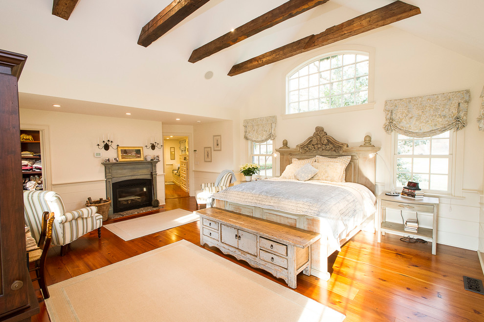 Classic New England Country Home - Traditional - Bedroom - New York ...