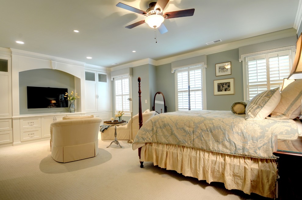 Elegant bedroom photo in Atlanta