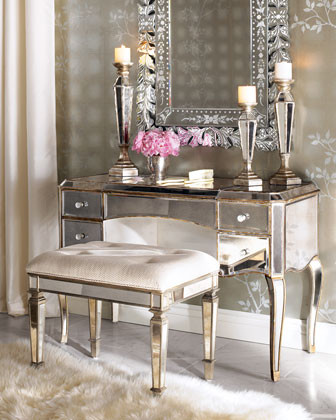 Mirrored shop bedroom vanity