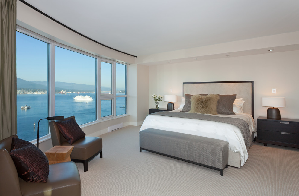 Coal Harbour Luxury Condo Bedroom Vancouver by Kristen McGaughey