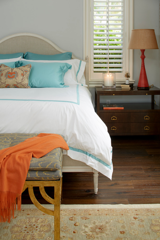 Coastal Casual Glamour Contemporary Bedroom Tampa by Sophia Shibles Interiors (formerly
