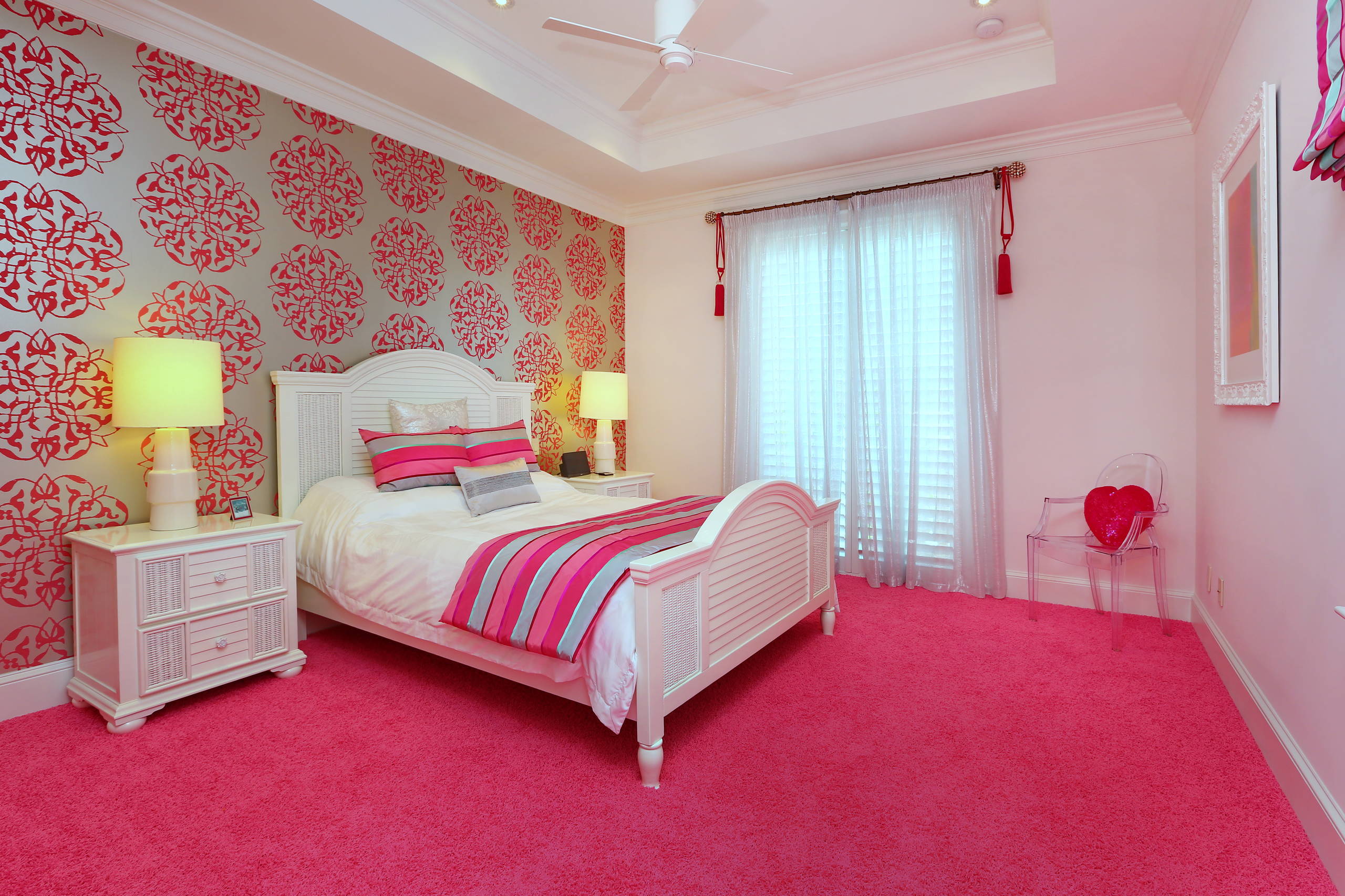 75 Pink Floor Bedroom Ideas You'll Love - September, 2023 | Houzz