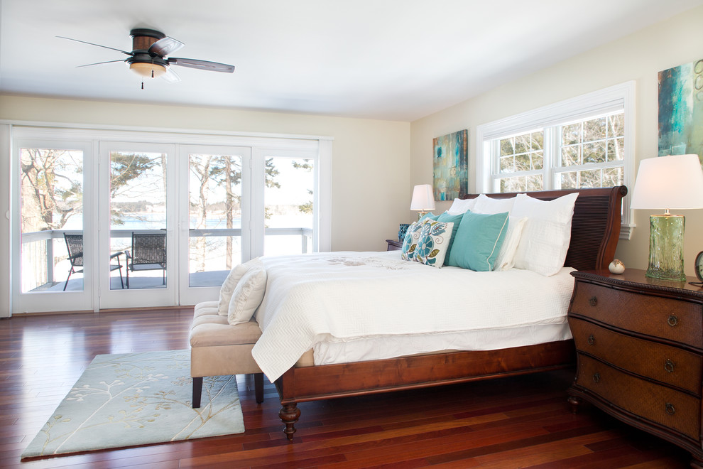 Coastal Maine Master Bedroom Retreat - Beach Style - Bedroom - Portland ...