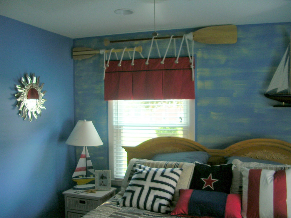 This is an example of a coastal bedroom in Wilmington.
