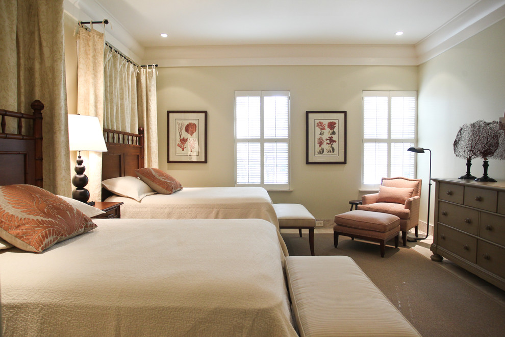 Elegant bedroom photo in Charleston