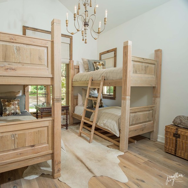 Compact Modern Provincial Bunkroom Campagne Chambre Houston par