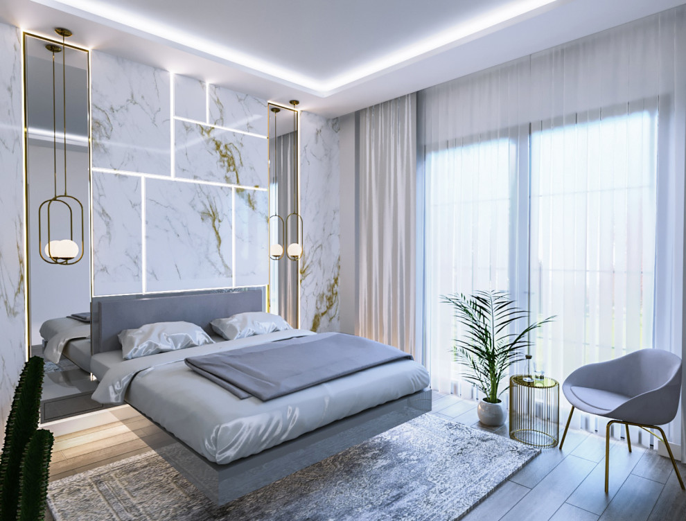 Complete Villa Renovation Brussels, Belgium Modern Bedroom