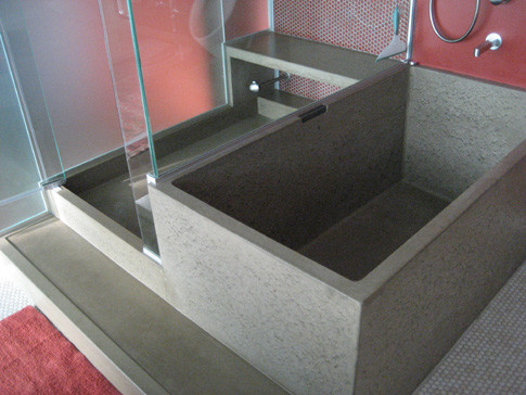 concrete tub - Bedroom - by Q3 Pty Ltd | Houzz AU