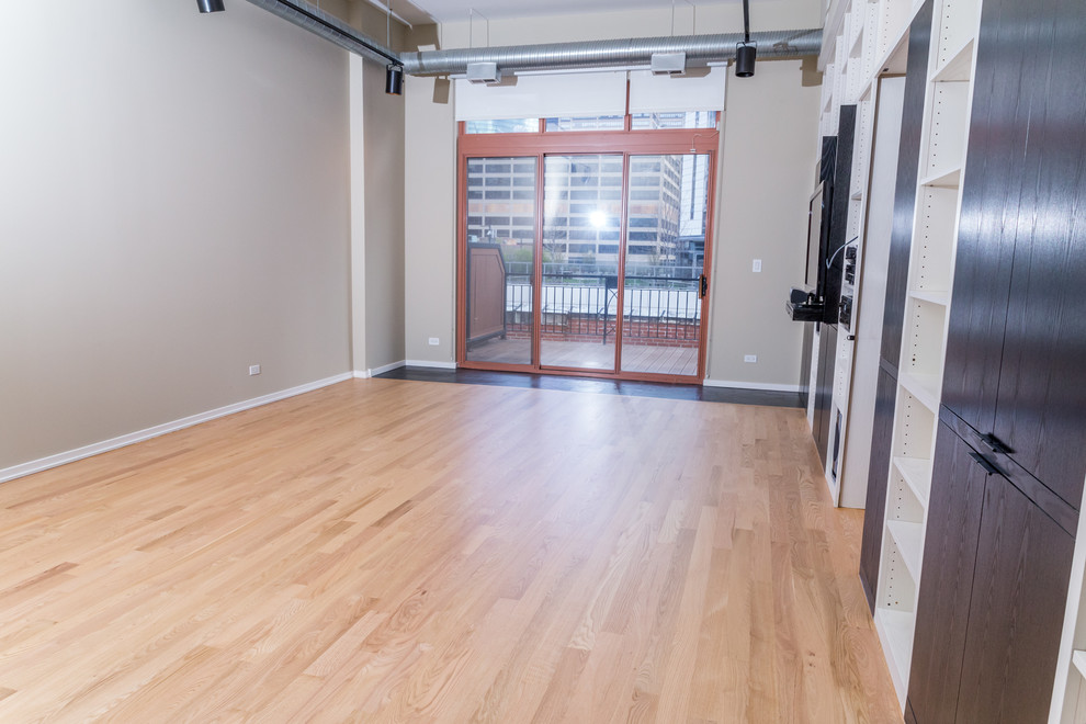 Condominium Floor Refinishing Modern Bedroom Chicago by Chicago