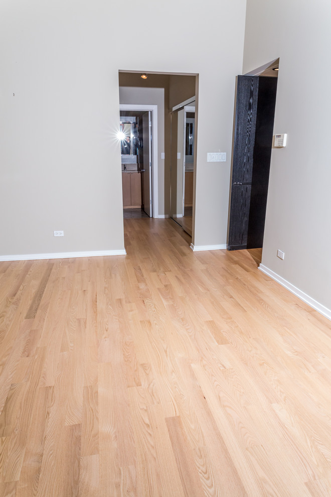 Condominium Floor Refinishing Modern Bedroom Chicago by Chicago