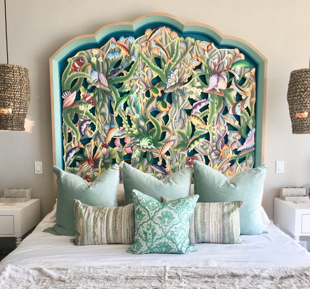 Contemporary Baja Coastal | Rosarito Mexico - Beach Style - Bedroom ...