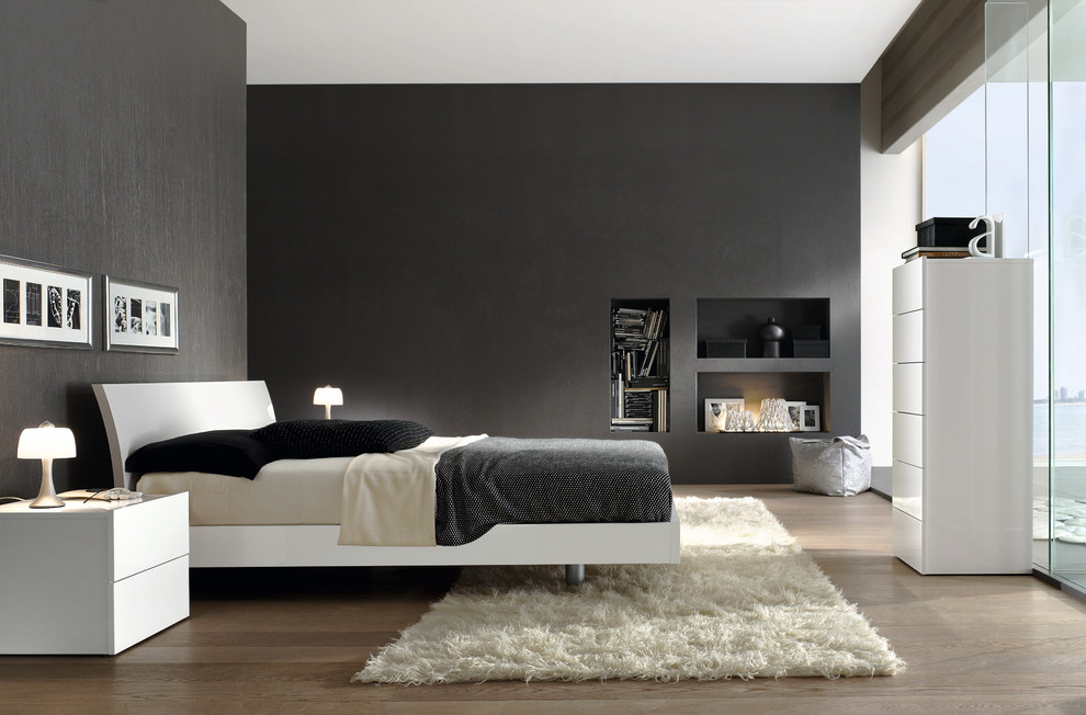 Photo of a contemporary bedroom in Other.