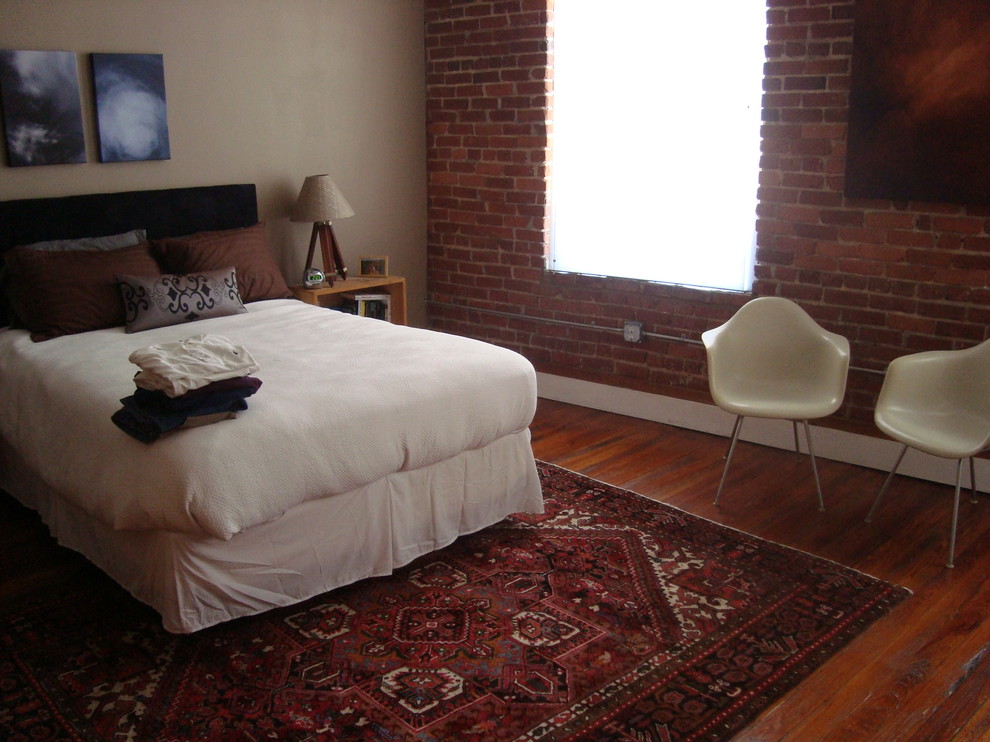 Inspiration for a contemporary bedroom remodel in Atlanta