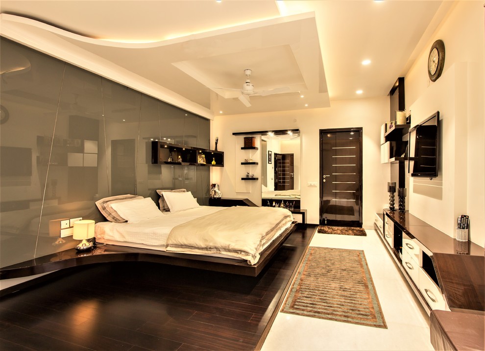 コンテンポラリースタイルのおしゃれな寝室