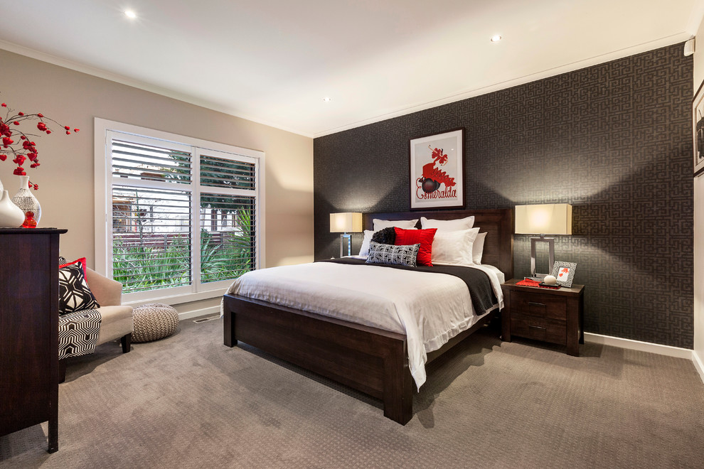 Contemporary master bedroom Modern Bedroom Melbourne by Rycon