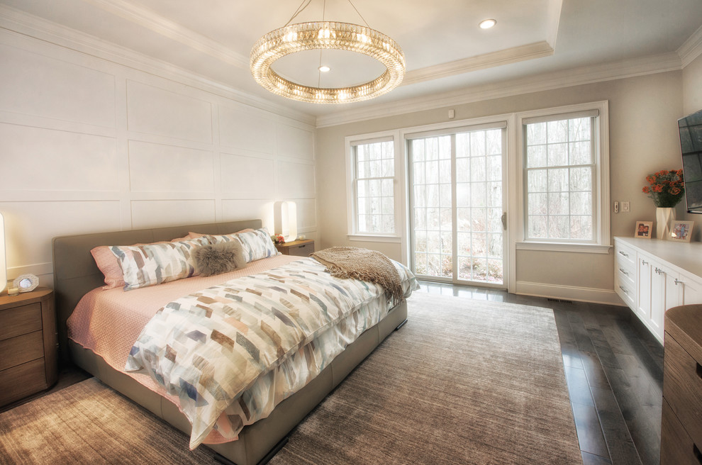 Contemporary New Construction Rye Brook, NY Contemporary Bedroom