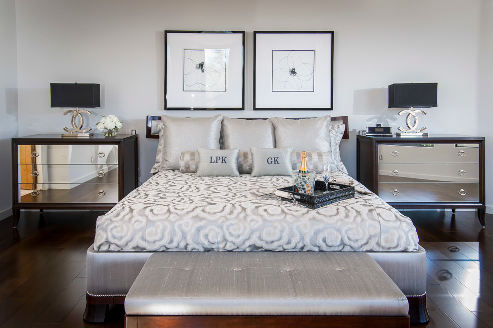 Trendy bedroom photo in Phoenix
