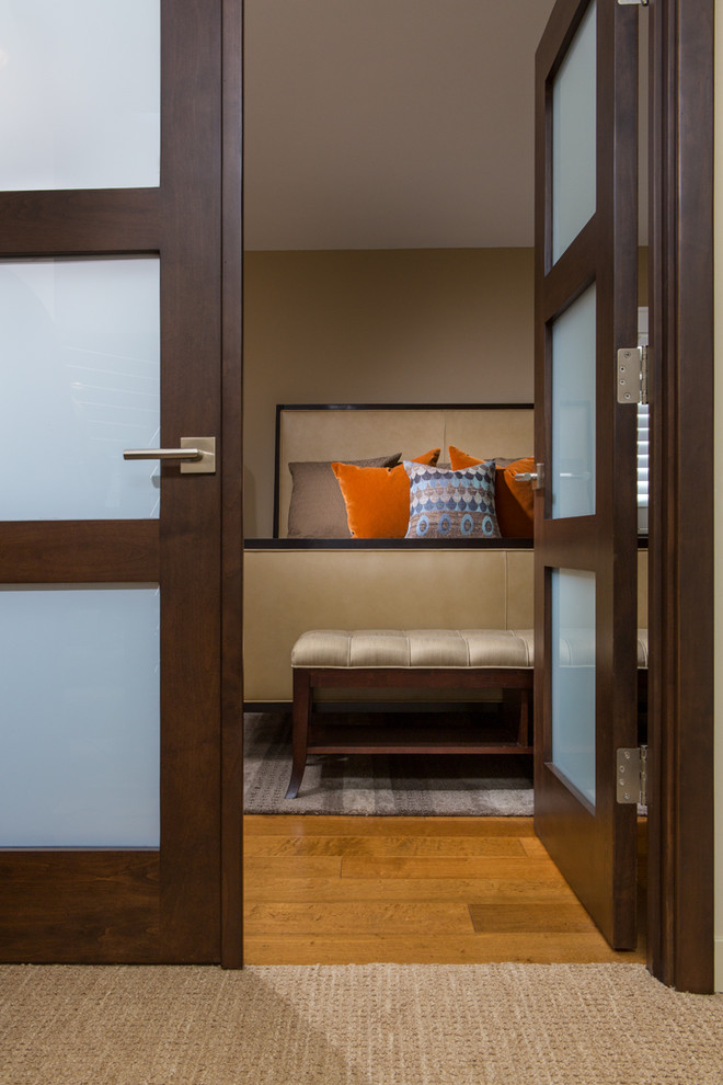 Contemporary Style Townhome Renovation Contemporary Bedroom