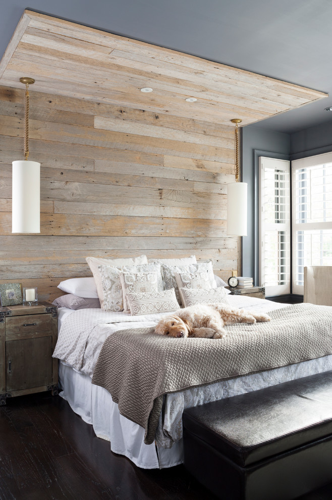 Inspiration for a transitional bedroom remodel in DC Metro