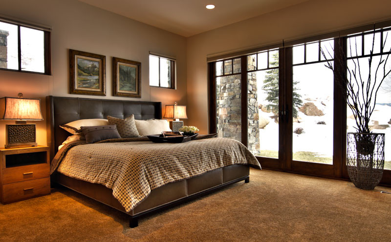 Bedroom - traditional bedroom idea in Salt Lake City