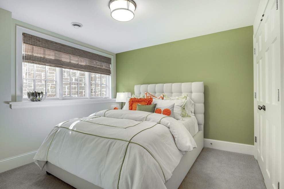 Transitional bedroom photo in Minneapolis