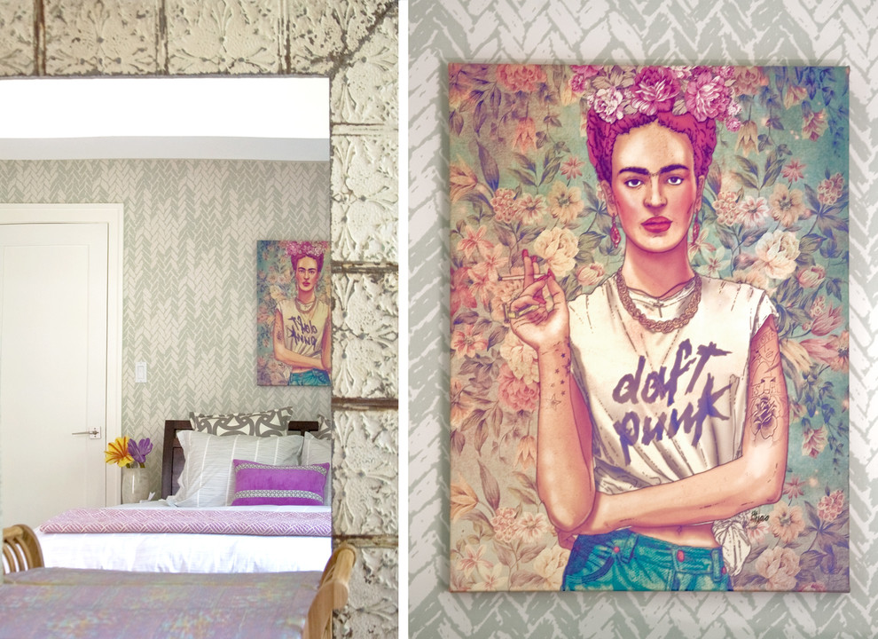 Trendy bedroom photo in San Francisco